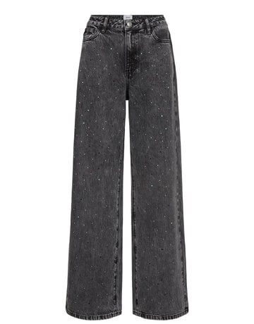 Nümph Nümph Nubrooklyn HR Wide Stone Jeans Grey