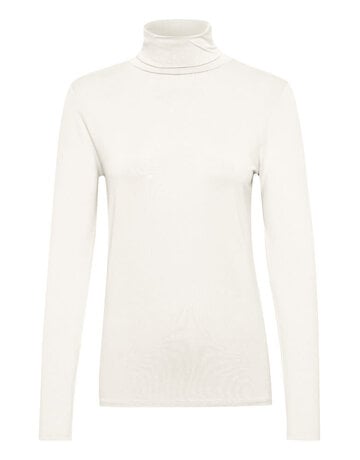 Soaked Soaked SLHanadi Rollneck LS Wisp. White