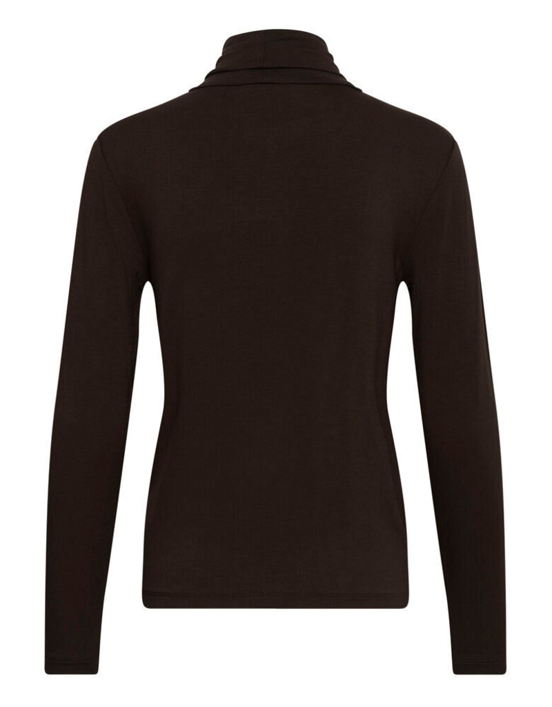 Soaked Soaked SLHanadi Rollneck LS Mole Brown