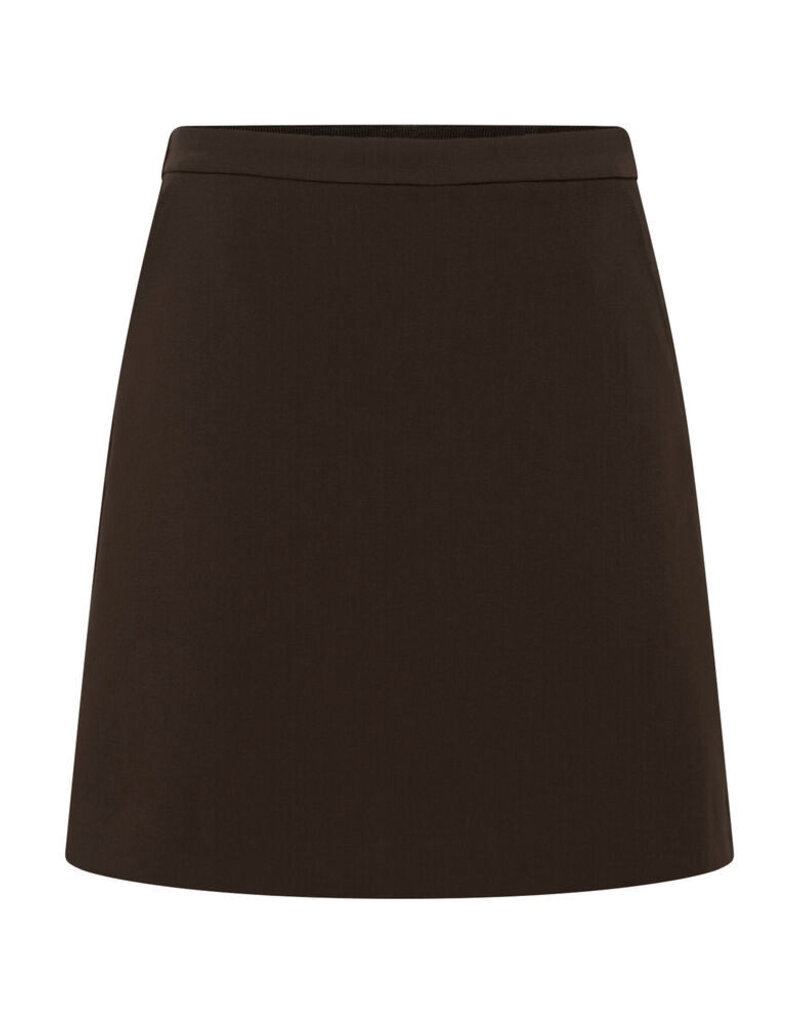 Soaked Soaked SLCorinne Aline skirt Mole Brown