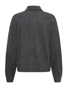 Soaked Soaked SLTone Polo Cardigan Grey Mel