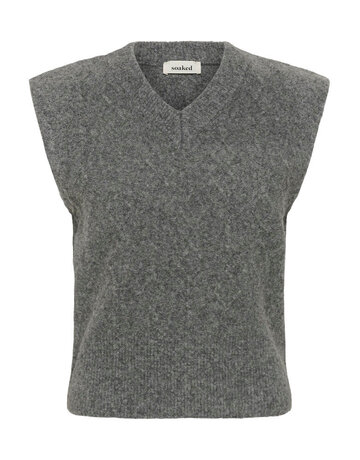 Soaked Soaked SLAcorn Vest Dark grey Mel