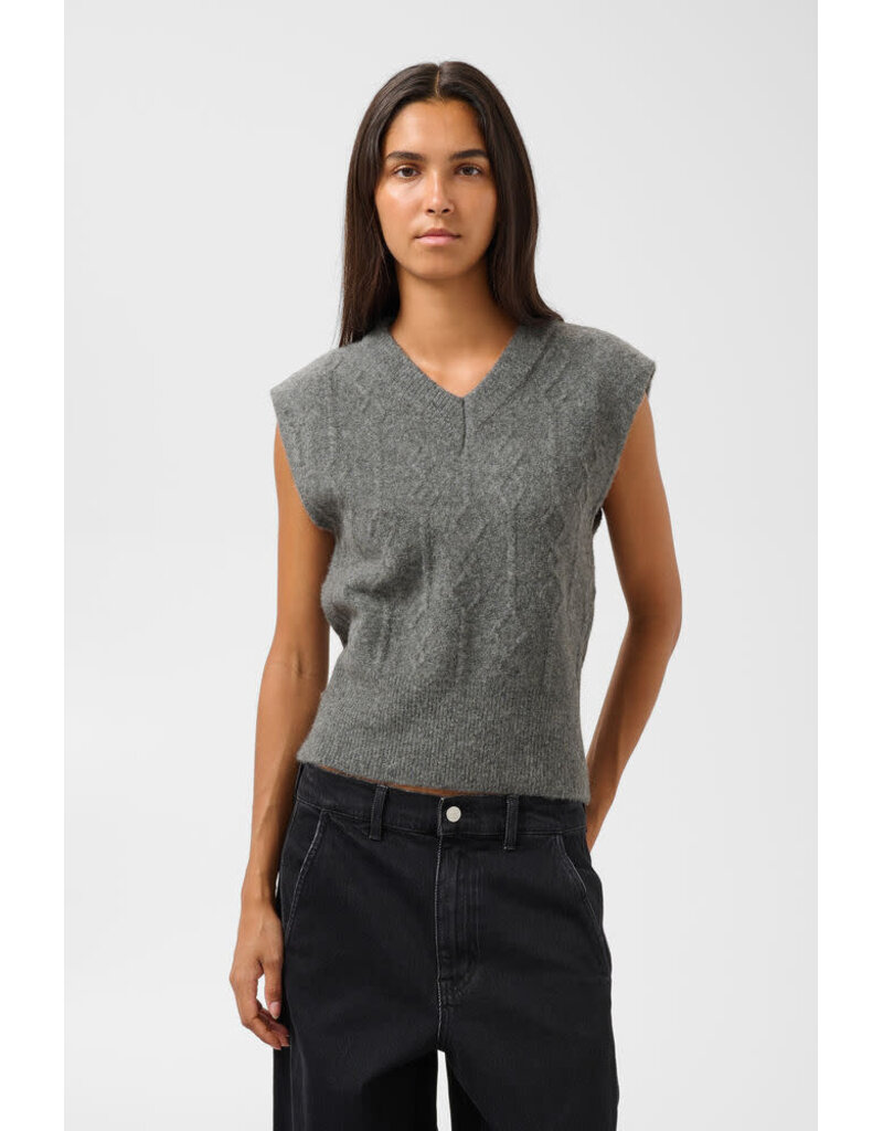 Soaked Soaked SLAcorn Vest Dark grey Mel
