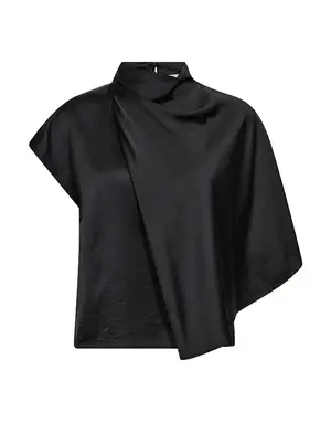 Co' Couture Co'Couture IdunCC Cape SS Blouse Black