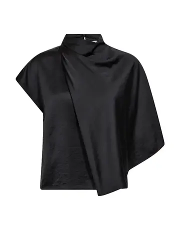 Co' Couture Co'Couture IdunCC Cape SS Blouse Black