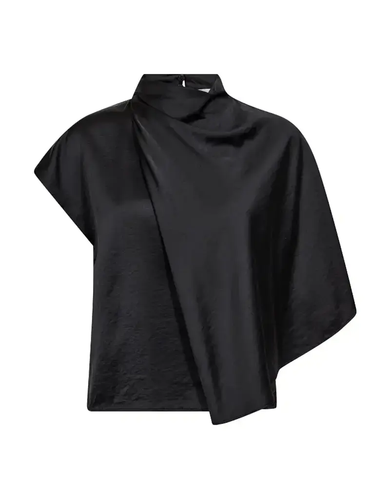 Co' Couture Co'Couture IdunCC Cape SS Blouse Black