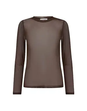 Co' Couture Co'Couture MeshCC O-neck Blouse brown