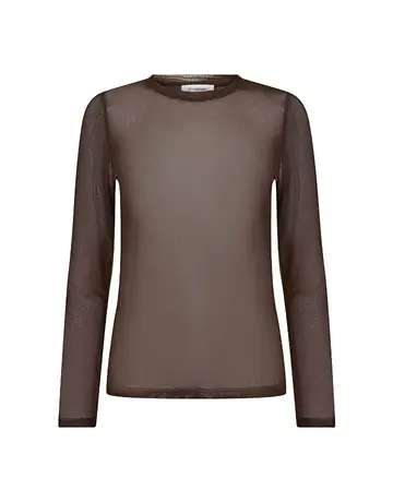 Co' Couture Co'Couture MeshCC O-neck Blouse brown