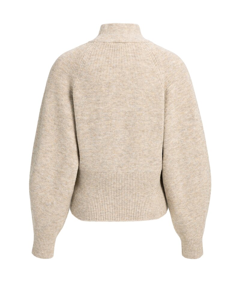 Yaya Yaya Trui Wijde Mouwen Light Beige Mel.
