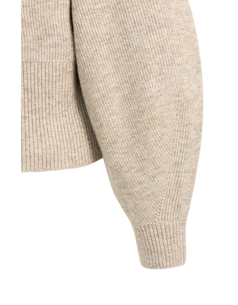 Yaya Yaya Trui Wijde Mouwen Light Beige Mel.