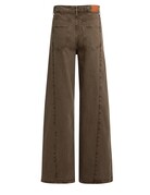 Yaya Yaya Jeans hoge taille wijde  pijpen - L34 Cocoa Brown