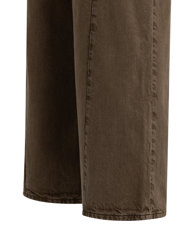 Yaya Yaya Jeans hoge taille wijde  pijpen - L34 Cocoa Brown