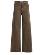 Yaya Yaya Jeans hoge taille wijde  pijpen - L34 Cocoa Brown