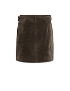 Yaya Yaya Suède minirok met riem Del.Brown