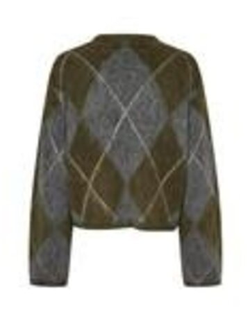 MBYM MBYM Zelie Knit Argyle Olive