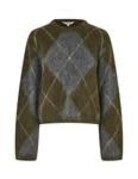 MBYM MBYM Zelie Knit Argyle Olive
