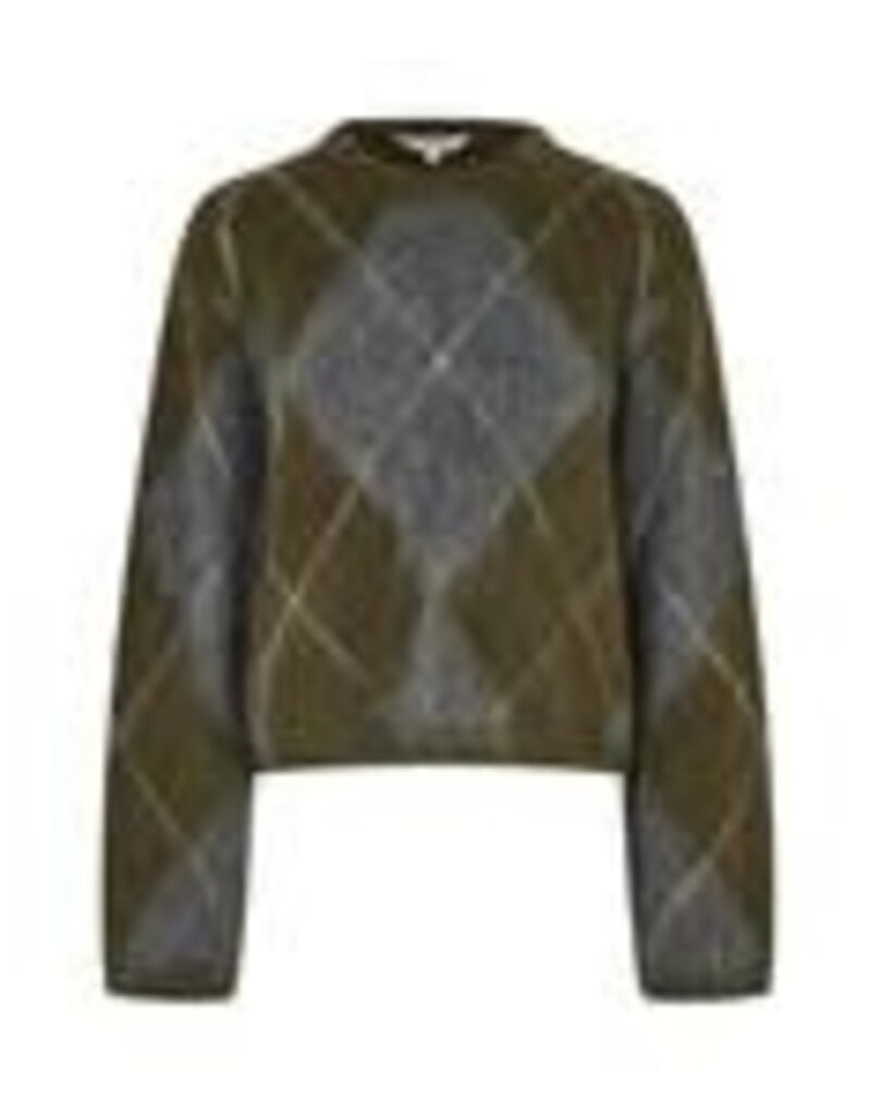 MBYM MBYM Zelie Knit Argyle Olive