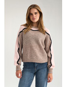 Nümph Nümph Nuriette Yppa Pull Taupe Gray Mel.