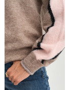 Nümph Nümph Nuriette Yppa Pull Taupe Gray Mel.