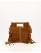Feel Fashion Feel Tas Sylvie Large Suede Cognac