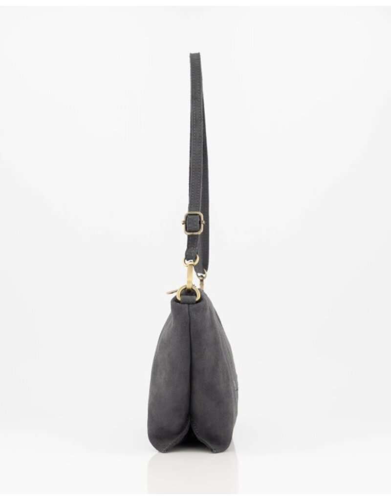 Feel Fashion Feel Tas Anne Suede Grijs