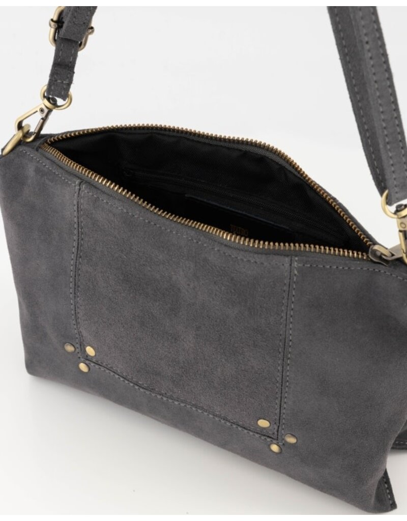 Feel Fashion Feel Tas Anne Suede Grijs
