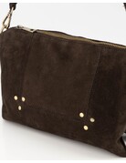 Feel Fashion Feel Tas Anne Suede Donkerbruin