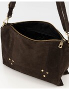 Feel Fashion Feel Tas Anne Suede Donkerbruin