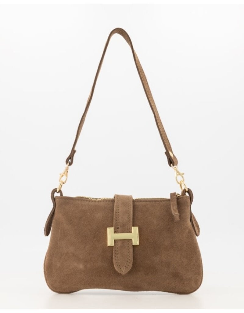 Feel Fashion Feel Tas Burnley Suede Taupe