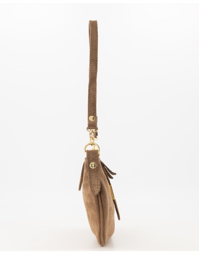 Feel Fashion Feel Tas Burnley Suede Taupe