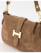 Feel Fashion Feel Tas Burnley Suede Taupe
