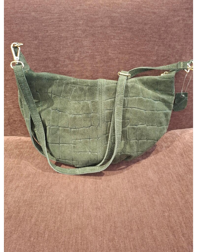 Feel Fashion Feel tas Savina Toscana Croco Groen