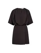 Co' Couture Co'Couture FalconCC V-Pleat Mini Dress Bison