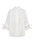 Co' Couture Co'Couture HalenCC Flare Blouse White