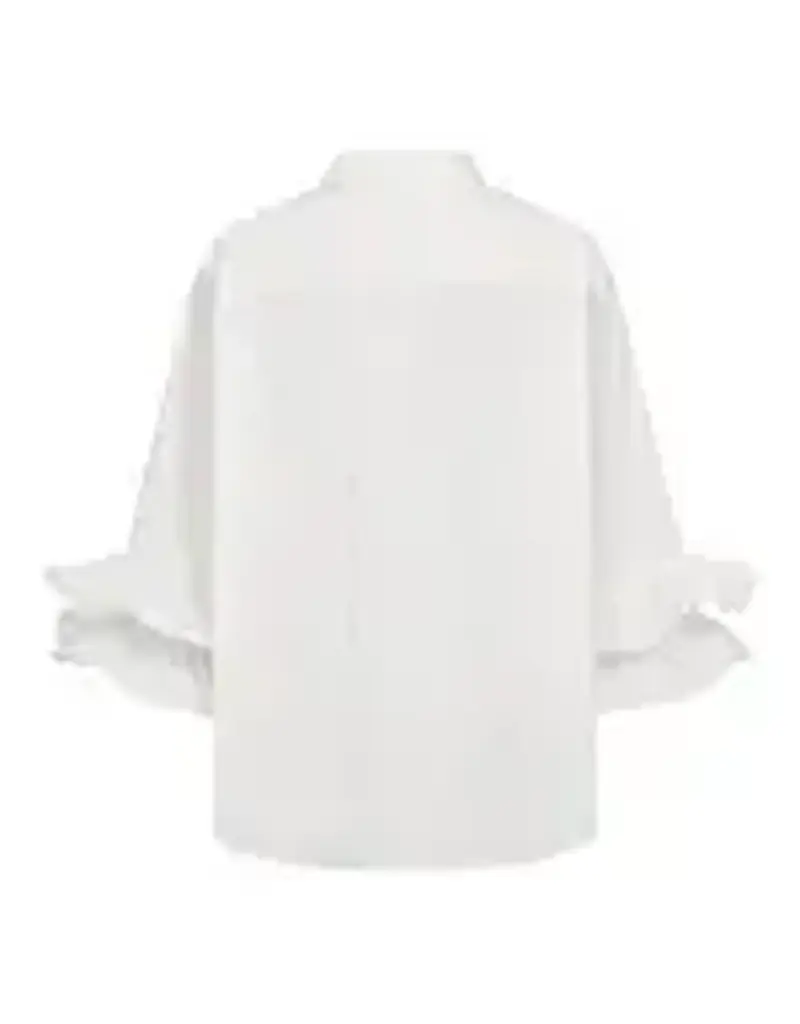 Co' Couture Co'Couture HalenCC Flare Blouse White