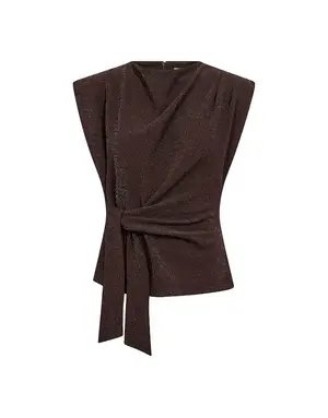 Co' Couture Co'Couture EstiCC Pleat Top Bison