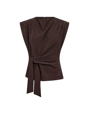 Co' Couture Co'Couture EstiCC Pleat Top Bison