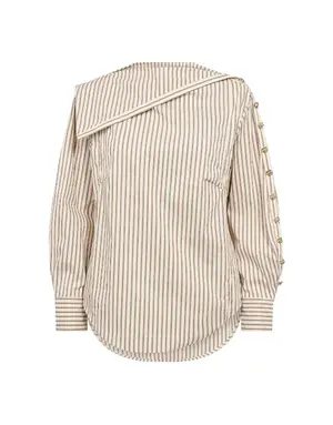 Co' Couture Co'Couture DalmaCC Asym Button Blouse Bison