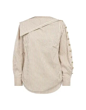 Co' Couture Co'Couture DalmaCC Asym Button Blouse Bison