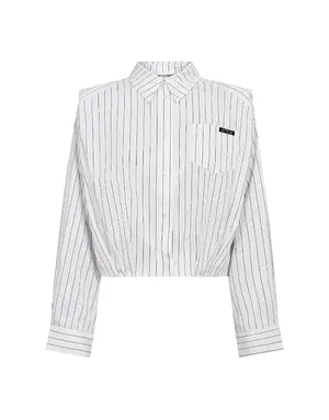 Co' Couture Co'Couture RivenCC Shoulder Shirt White