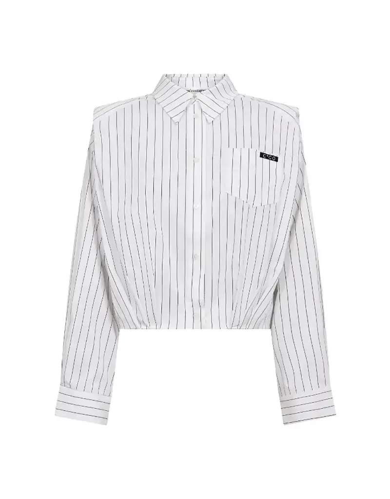 Co'Couture RivenCC Shoulder Shirt White