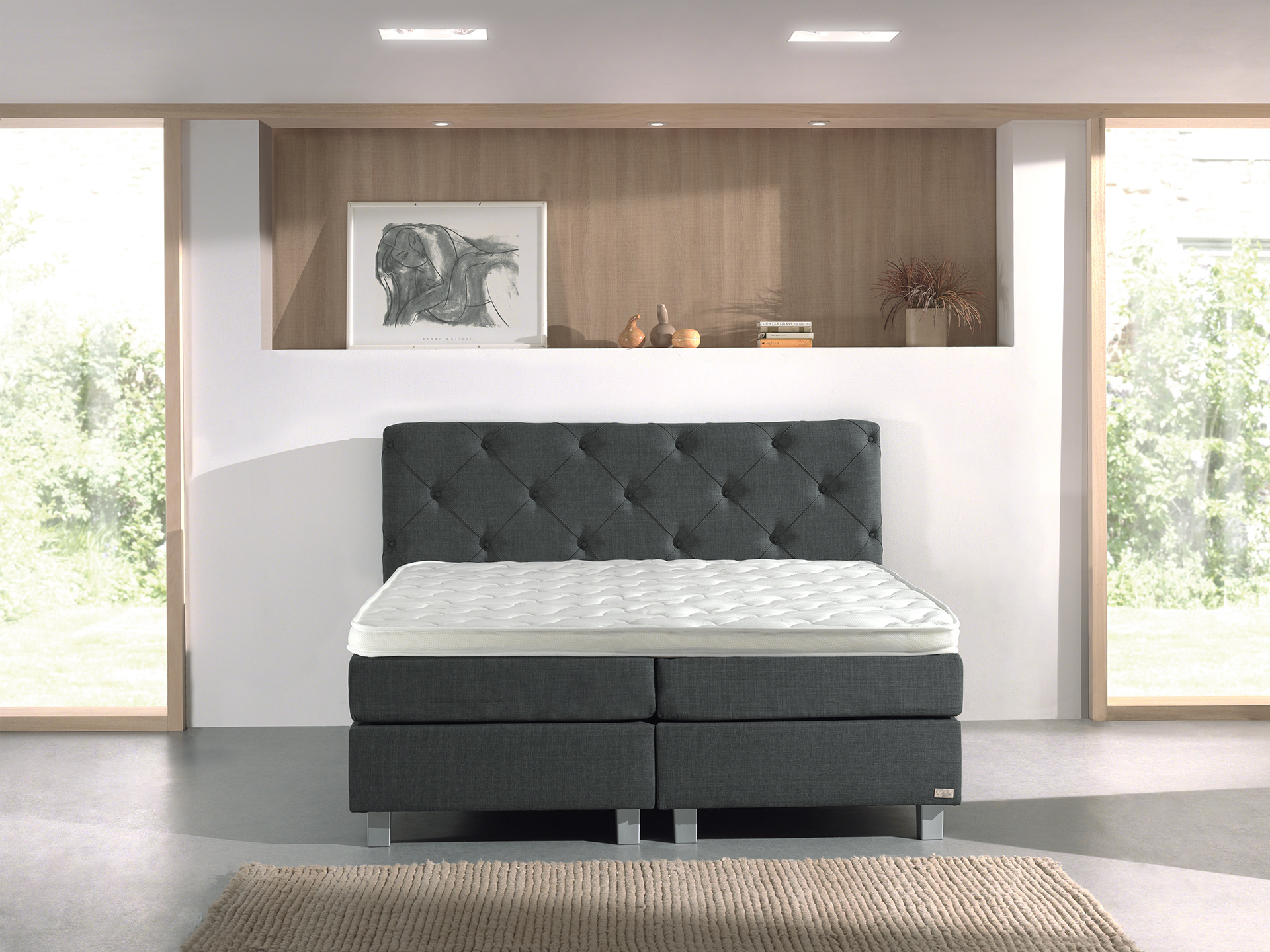 Boxspringset Bergamo