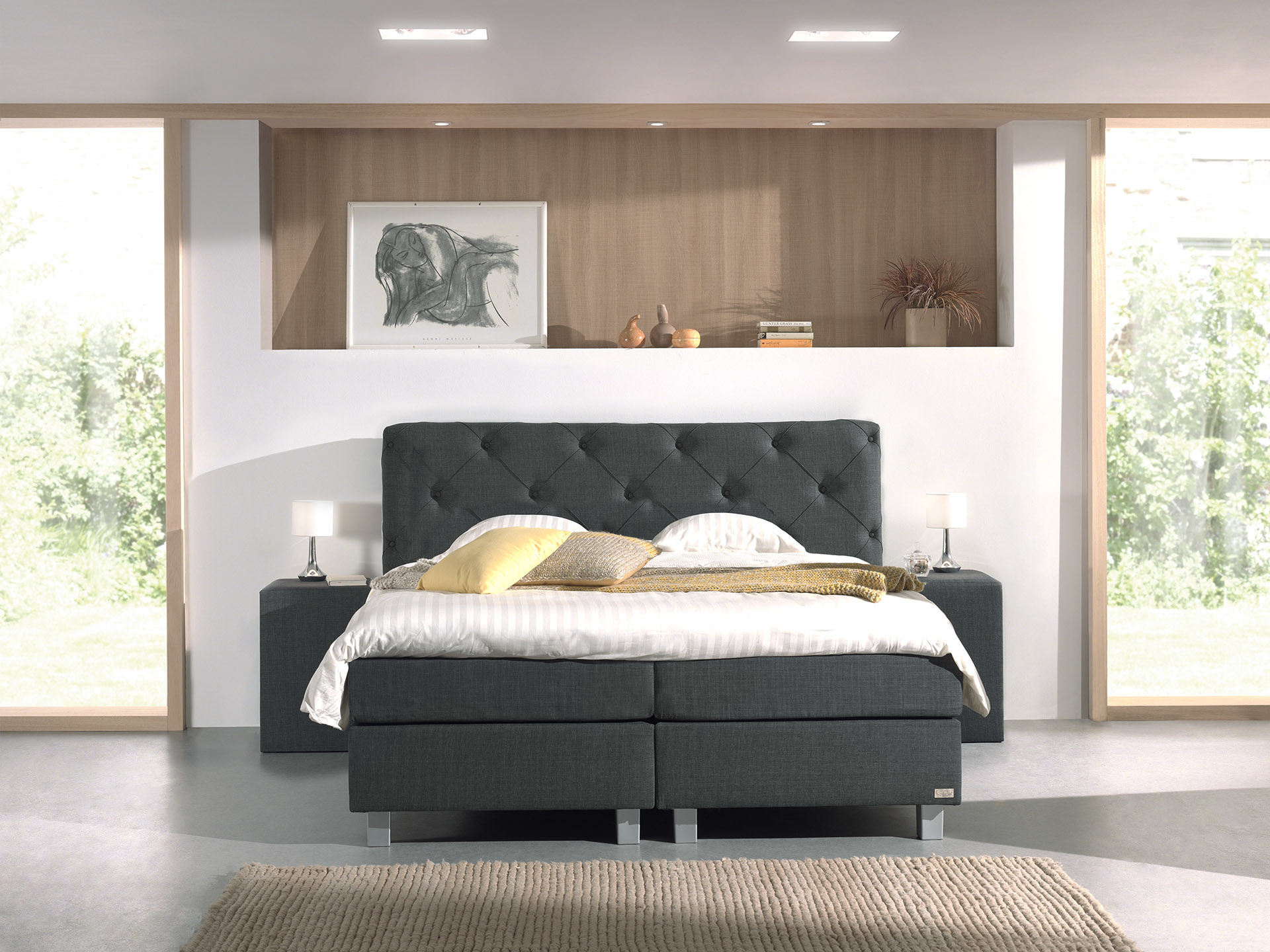 Boxspringset Bergamo