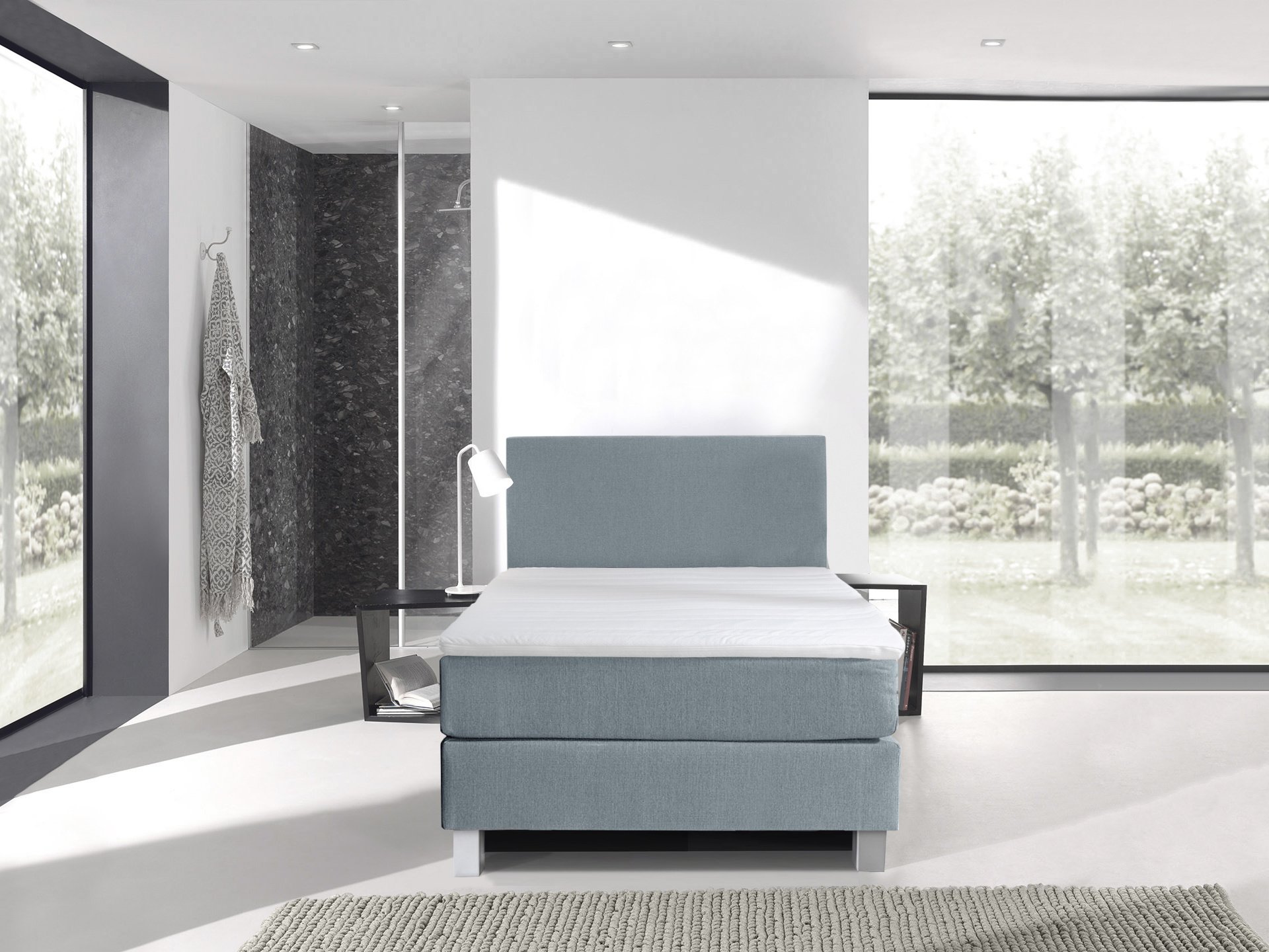 Boxspringset Julia 1-persoons - 5 kleuren