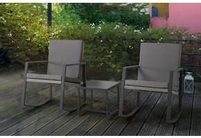 Schommelstoelen Mello incl. bijpassend tafeltje (balkon/(voor)tuin/indoor)