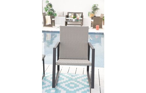 Schommelstoelen Mello incl. bijpassend tafeltje (balkon/(voor)tuin/indoor)