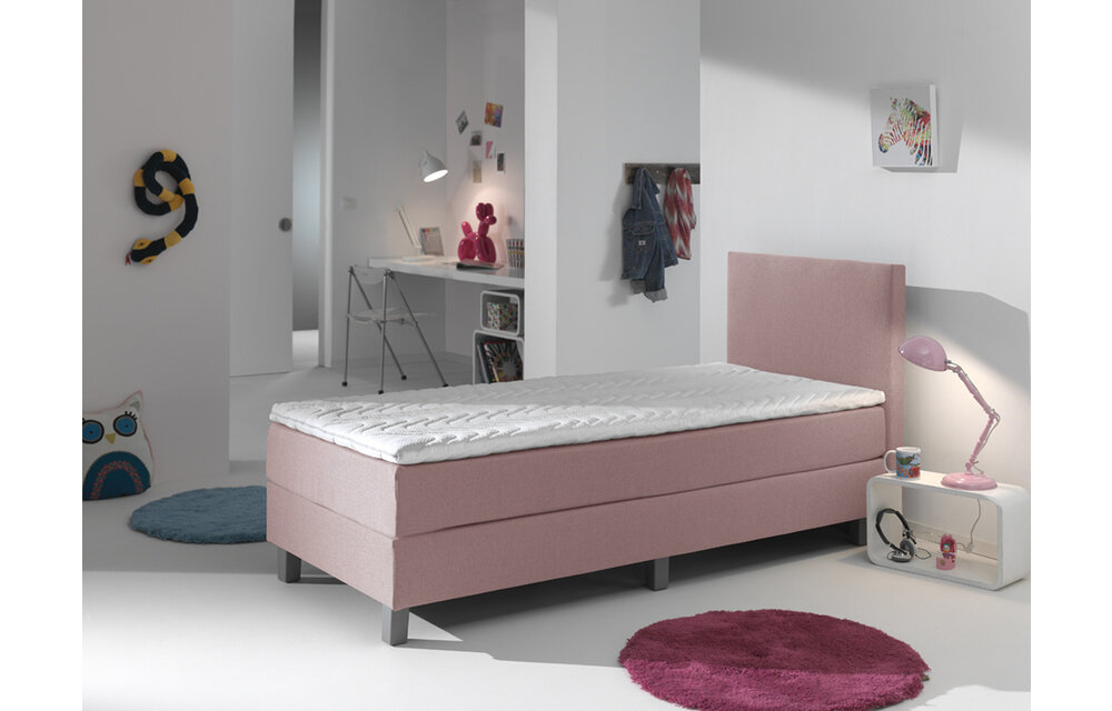 Kinderboxsprings - Roze/Blauw