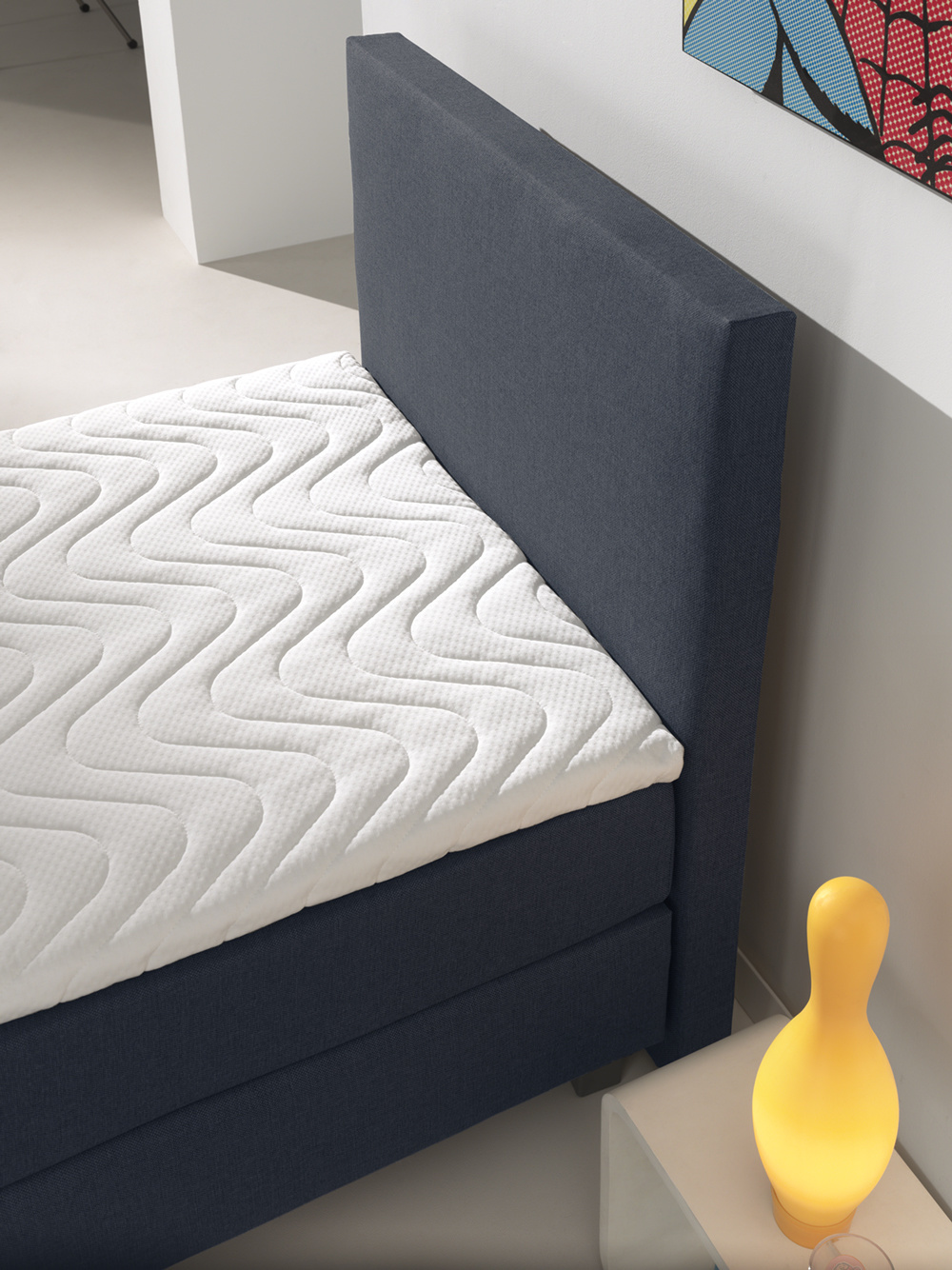 Kinderboxsprings - Roze/Blauw