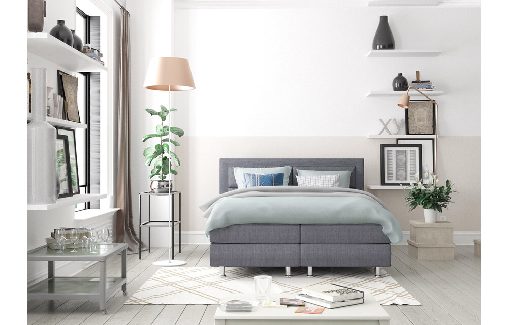 Boxspringset - Detroit Vlak & Elektrisch