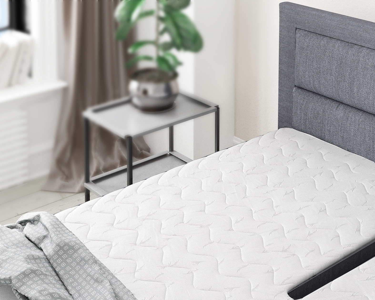 Boxspringset - Detroit Vlak & Elektrisch